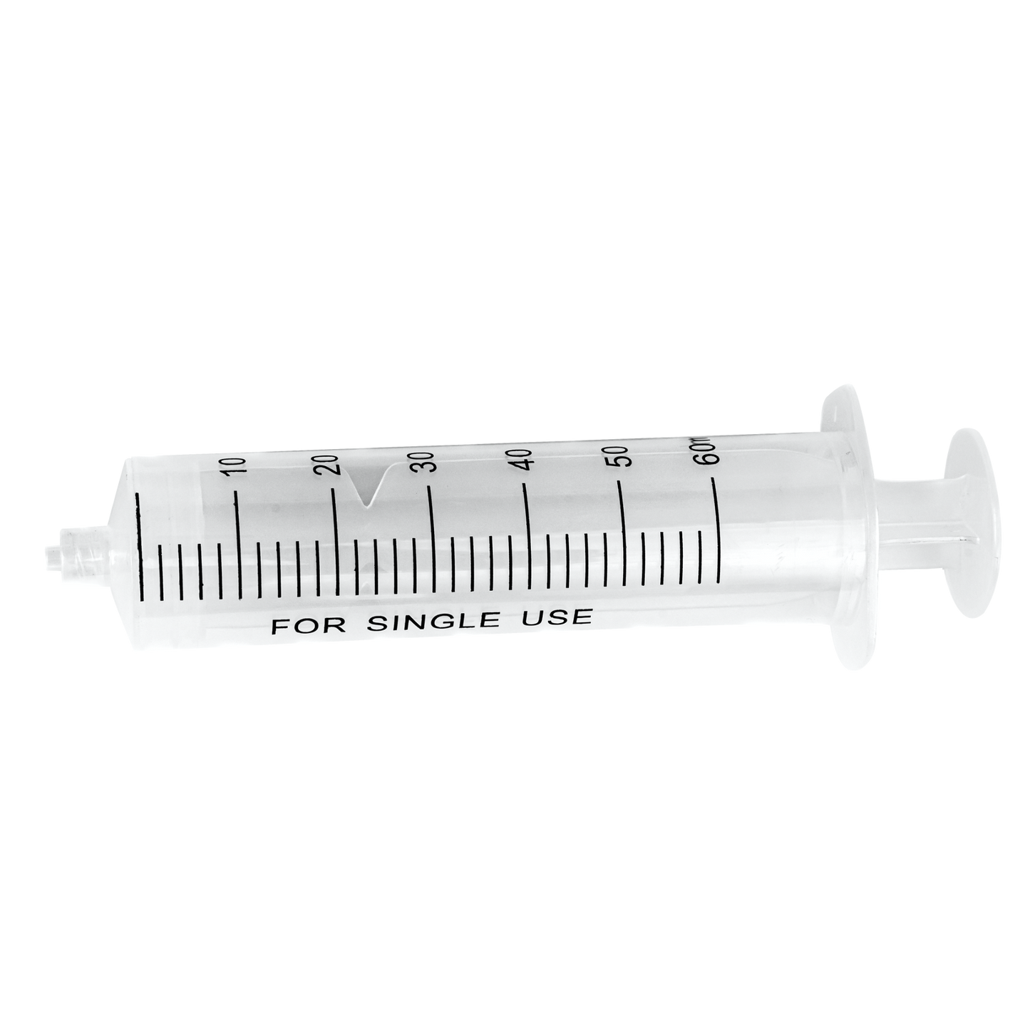 60 ml ozone syringe on a white background