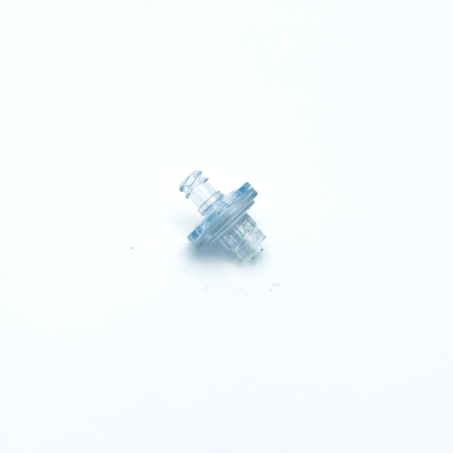 Hydrophobic valve, clear, white background