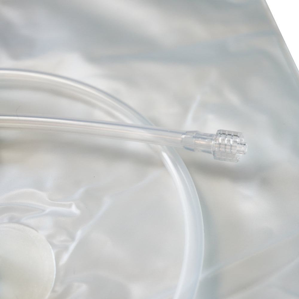Limb Bag luer lock connection close up.