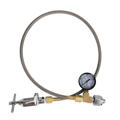 870-540 (Medical to Industrial) Oxygen Transfill Hose on a white background