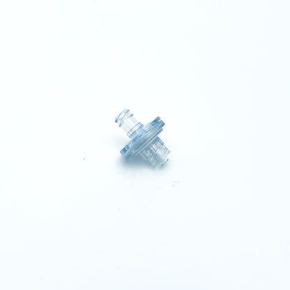 Hydrophobic valve, clear, white background 